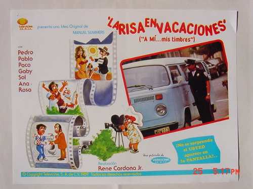 risa en vacaciones cartel