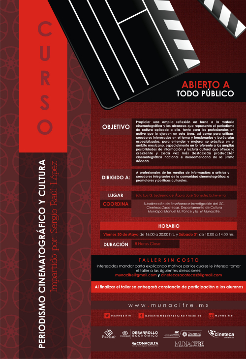 CURSO PERIODISMO CINEMATOGRAFICO munacifre