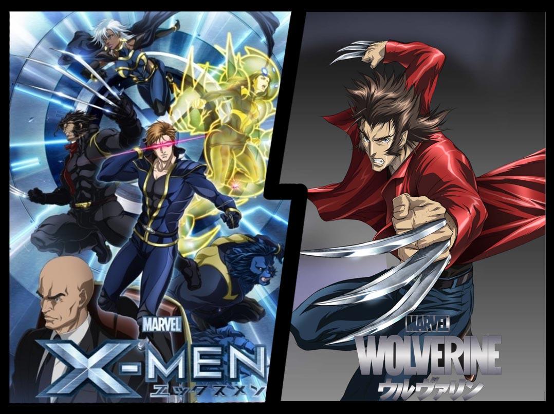 marvel anime wolverine  xmen